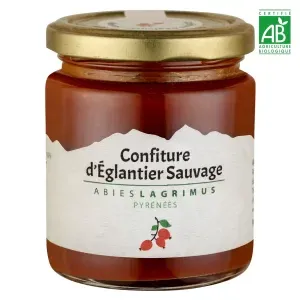 Confiture de baies d'Églantiers Sauvages Bio
